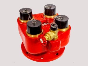 4 Way Fire Brigade Inlet